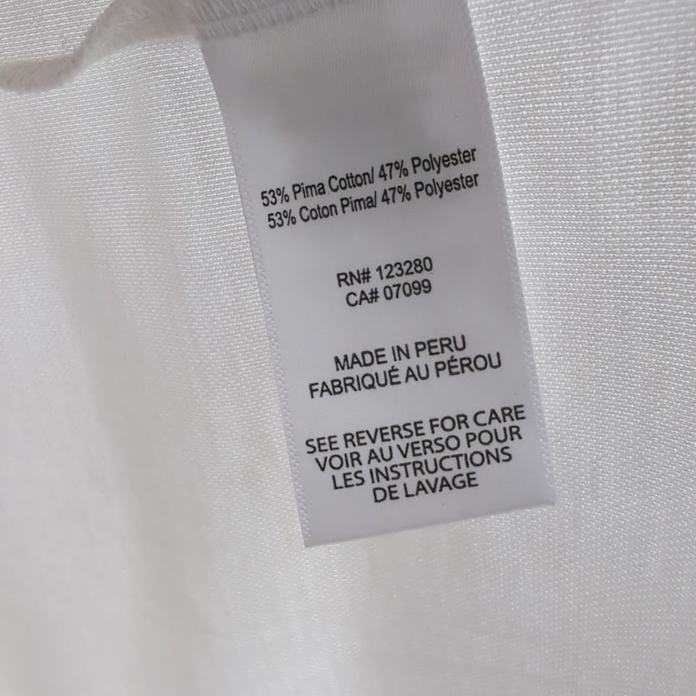 TravisMathew Polo Shirt Men Medium Gray White Colorblock Pocket Golf Casual Golf - Picture 3 of 9
